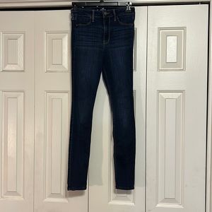 Dark was high-rise Jean legging from Hollister